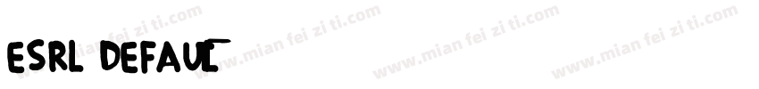 ESRL DEFAULT字体转换